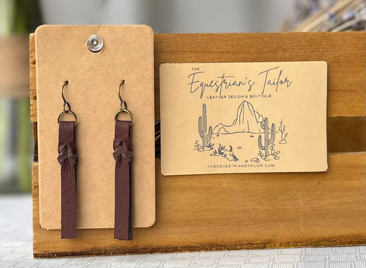 Mini Bleed Knot Earring