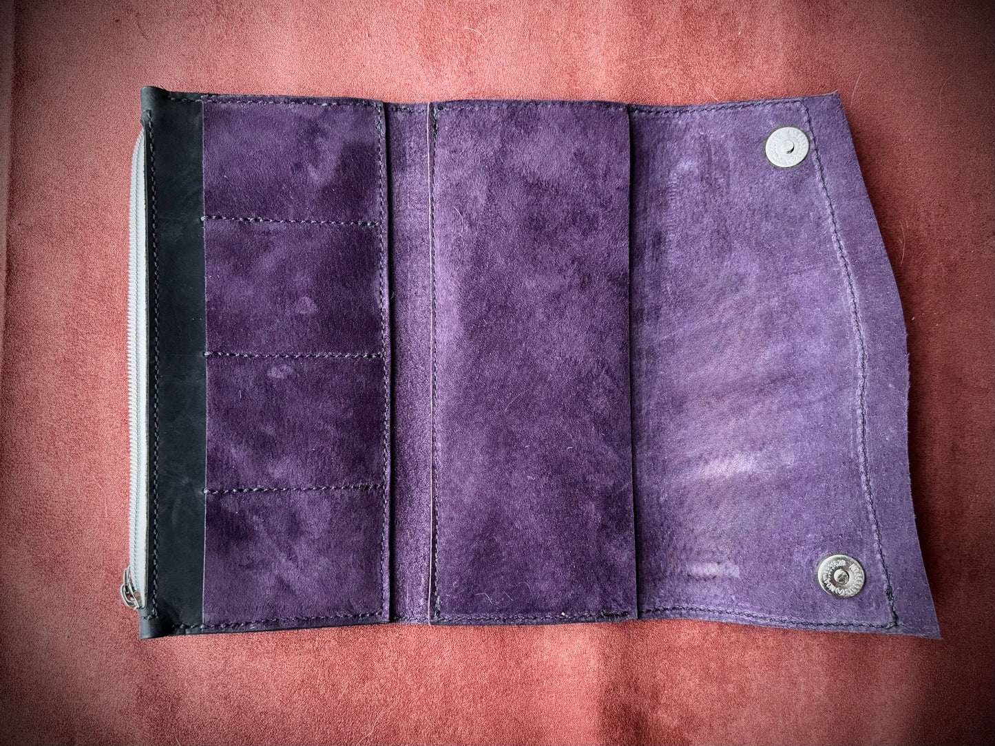 Concho Clutch Wallet *Free Shipping* Black and Purple